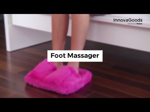 Aparat de masaj pentru picioare InnovaGoods Fur Brown