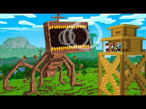 Can We Survive The MEGA HORN in Minecraft....