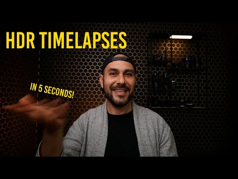 How to make an HDR TIMELAPSE in 5 SECONDS with your MIRRORLESS CAMERA!