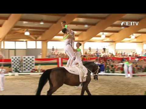 FEI European Vaulting Championships 2013 - Junior Squads Rd 1 -  Top 3