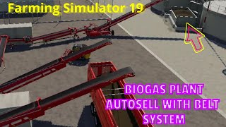 Farming Simulator 19 - BIOGAS PLANT Belt System Auto Sell Silage