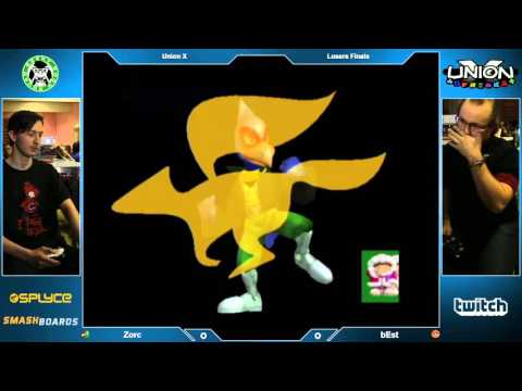 Union X - Zorc (Falco) Vs. bEst (IC) - Losers Finals - Melee Singles