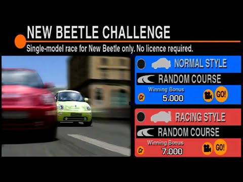 Gran Turismo 2 Walkthrough Part 104 New Beetle Challenge