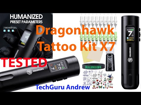 Dragonhawk Tattoo Gun Kit X7