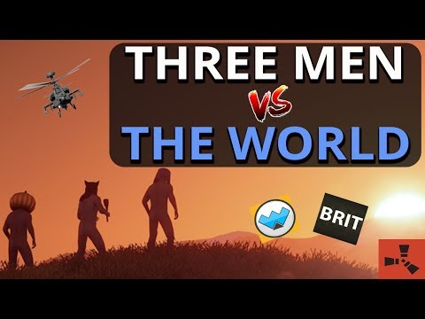 When Three SOLO Players TEAM UP!! Rust Group Survival Gameplay