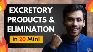 Excretory Products & Elimination FAST One SHOT!🔥 | Full Revision in 20 Min | NCERT | Class 11 | NEET