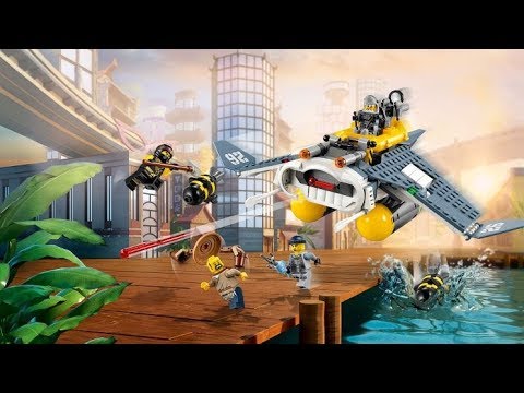 The Lego Ninjago Movie: 70609 Mantra Ray Bomber Live Build Part 1!