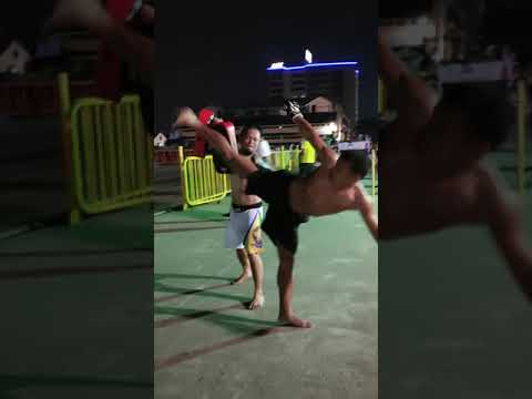 Outdoor kickboxing