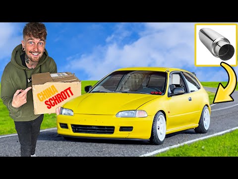 JDM Auspuff Tröte & China Tuning Teile für den Civic!