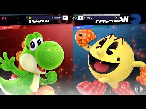 TJ 13 SSBU Losers Semis - Squambo (Yoshi) vs SebbyQ (Pac-Man)