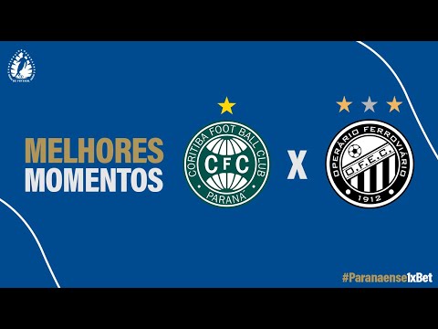 Gols e lances de Coritiba x Operário