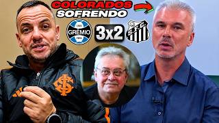 VAGUINHA SURTOU AO VIVO! GUERRINHA e MAURICIO SARAIVA COMENTAM GRÊMIO 3X2 SANTOS - GLOBO ESPORTE RS