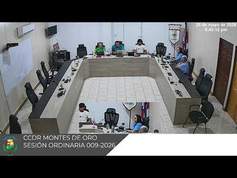 CCDR MONTES DE ORO SESIÓN ORDINARIA 009-2026