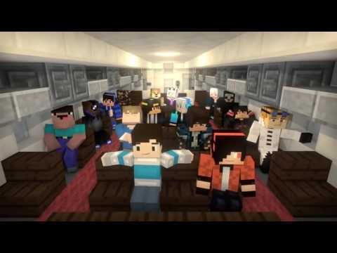 Phim minecraft đại chiến zombie(nhạc phim Super Hero)