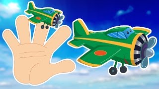 Airplane Finger Family | Finger Family Song And Rhyme For Kids