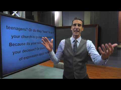 Teenagers who refuse to go to church.