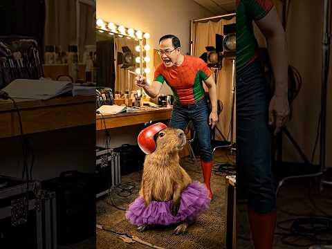 คาปิบาร่าเปิดโปงแผนแกล้งแมลงก่อนการแสดง 🐞