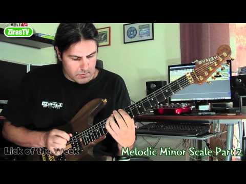 Melodic Minor Scale Part2 (Soloing) | Lick of the Week 96