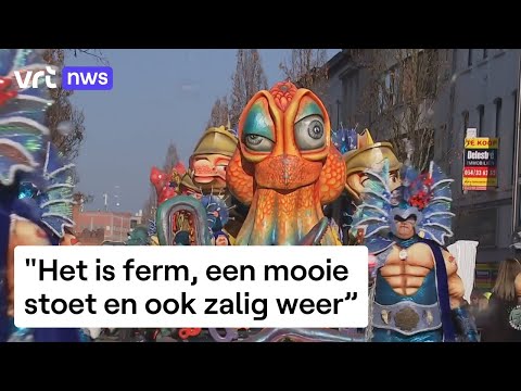 Zonovergoten zondagsstoet lokt recordaantal bezoekers naar Aalst Carnaval