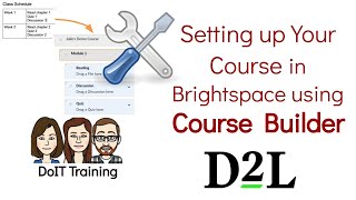Setting up your Course in Brightspace/D2L