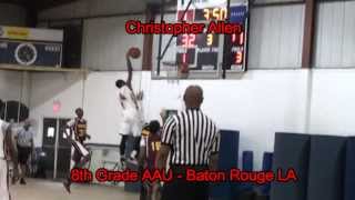preview picture of video 'Christopher Allen's Dunk - 8th Grade AAU'