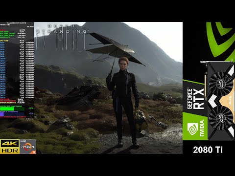 Death Stranding Very High Settings 4K DLSS 2.0 | HDR | RTX 2080 Ti | Ryzen 9 3950X