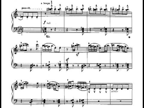 Béla Bartók - Mikrokosmos - 146. Ostinato (w/ score)