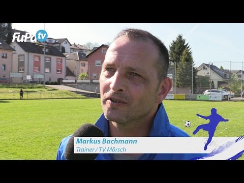 Markus Bachmann - TV Mörsch - zum Spiel vs. ATSV Kleinsteinbach, FuPa.tv-Interview, 30.4.2017