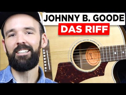 Gitarre lernen - Chuck Berry - Johnny B Goode - Das Riff - EINFACH & auf Deutsch