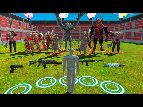 🔥BATTLE ROYAL FPS AVATAR vs INFERNALS TEAM - Animal Revolt Battle Simulator