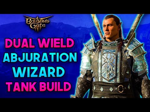 Baldur's Gate 3 - Dual Wield Abjuration Wizard Tank Build - Frost/Lightning Themed Wizard Guide