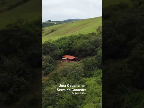 Uma cabana de aluguel em São Roque de minas na Serra da Canastra.