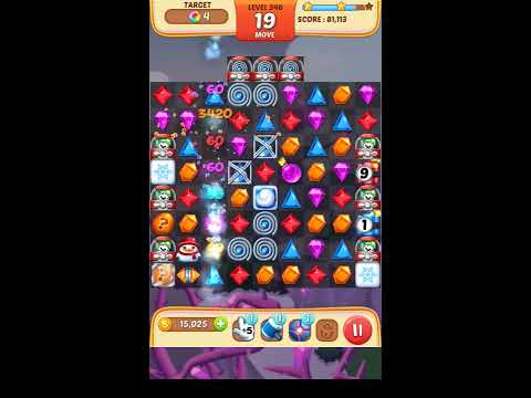 Jewel Match King Level 346 - Walkthrough ( No Booster )