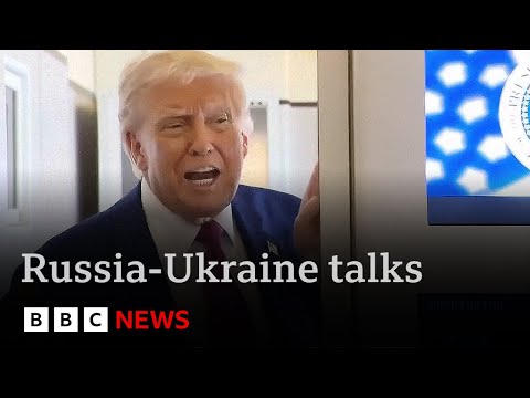 特朗普稱在會晤普京之前烏克蘭和談 "不會有任何進展" | BBC News (Trump says “nothing will happen” in Ukraine peace talks until he meet Vladimir Putin | BBC News)