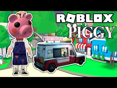A PIGGY VIROU O SORVETEIRO DO MAL ! -  Mongo e Drongo Piggy no Roblox em desenho animado