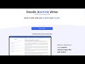 How to Use Smodin's Article Writer V2