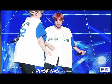 Jihoon judging Wanna one members