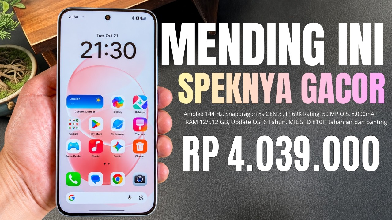 BELI INI AJA‼️8000mAh + 12/512GB |  HP 4 JUTAAN TERBAIK DI AKHIR TAHUN 2026