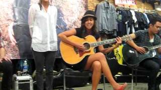 Meg and Dia - What If (Acoustic) Hot Topic Irvine Spectrum