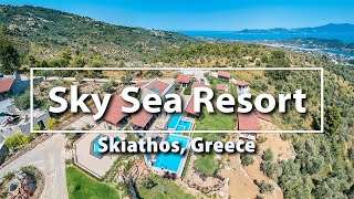 Sky Sea Resort accomodation in Skiathos island, Greece. Greek summer destination
