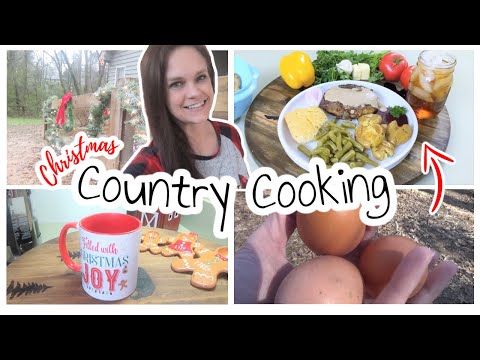 You just gotta feel it Y'all! | Southern Cooking at Christmastime! | Cube Steak & Gravy Supper