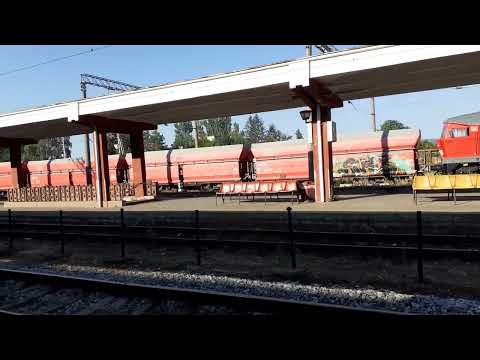 Tren marfar în Gara Bacău (26.07.2022)
