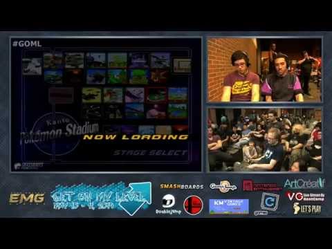 GOML - Crs.Hungrybox (Jigglypuff) Vs. CT EMP (Mew2King) SSBM Losers Finals - Melee