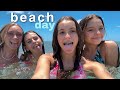 Beach day! || sleepover, mall, and scary movies!
