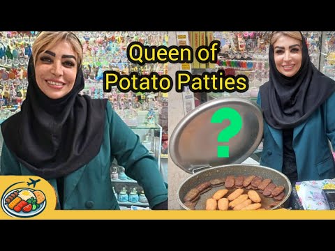 Iran's Most Famous Street Food Lady in Tehran