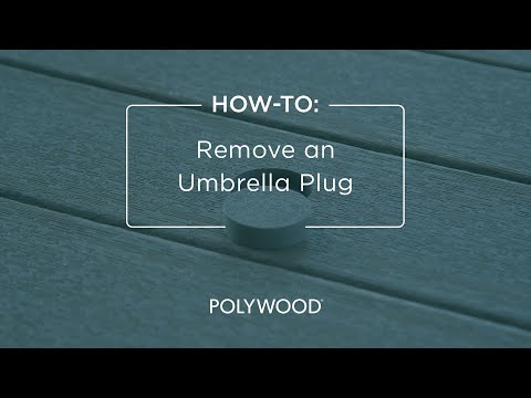 How-To Remove an Umbrella Plug From a POLYWOOD® Table