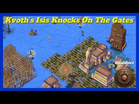 Kvoth Puts It All On Red | Kvoth (Isis) vs SuperAfim (Ra) Game 2/5 #aom #ageofempires