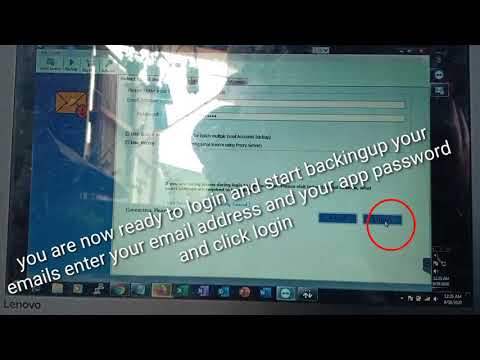 Use Gmailbackup wizard to backup your email from Gmail...