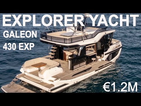Galeon 430 EXP have redefined the EXPLORER YACHT