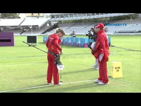 Deonne Bridger v Elena Yachnik – recurve women’s 1st round | London 2012 Olympic Test Event